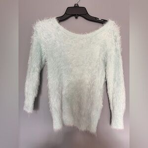 Wet Seal Soft Fuzzy Sweater - Light Blue